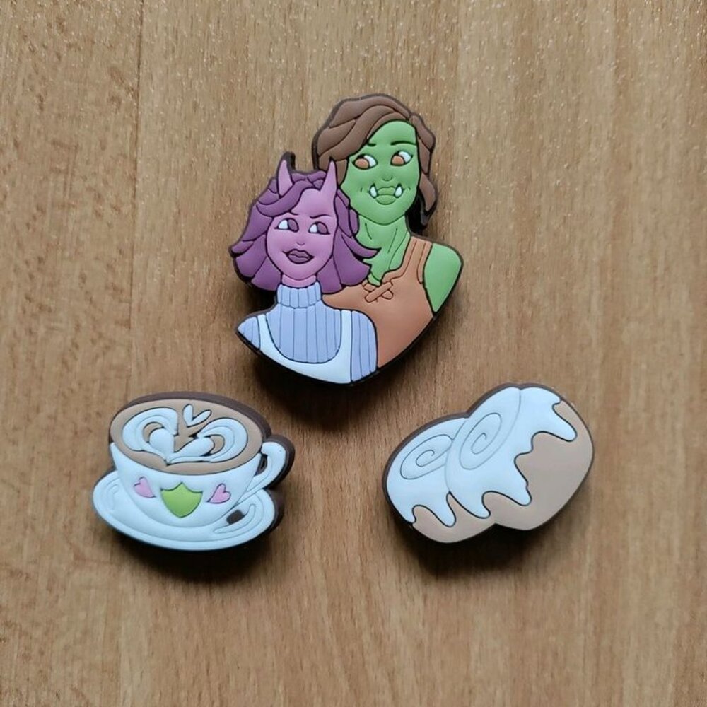 Fairyloot Legends & Lattes Shoe Charms